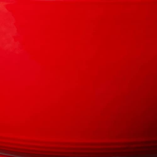 Lodge 4.5 Quart Enameled Cast Iron Dutch Oven with Lid – Quart, Solid Red