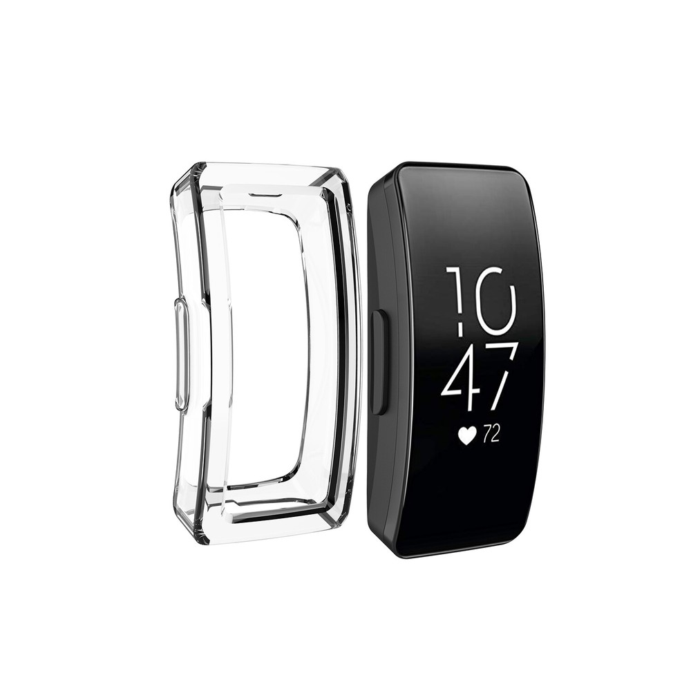 Compatible Soft TPU Silicone Protective Clear Case Cover for Fitbit Inspire