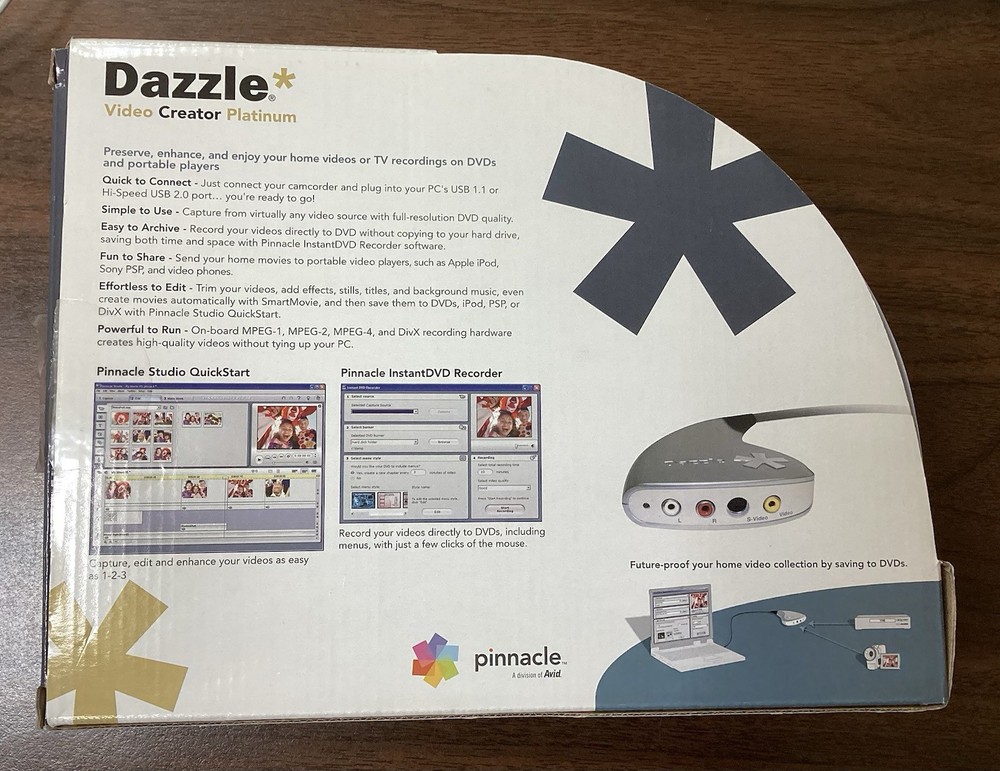 Dazzle Video Creator Platinum Designed For Microsoft Windows XP