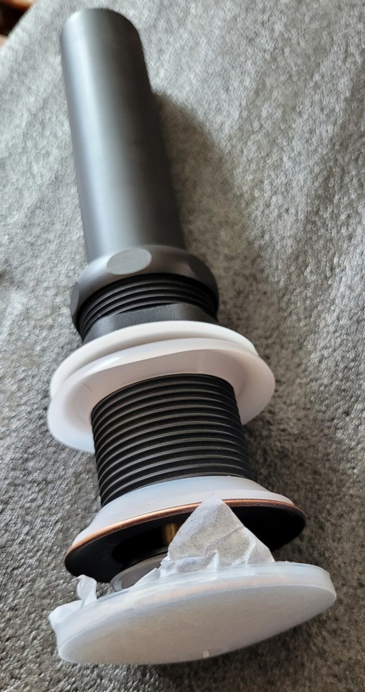 New Pop Up Drain Stopper for Bathroom Sink Without Overflow