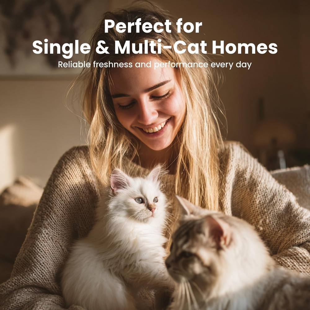 Cat Litter Pellets Work in Double-Layer Litter Boxes, Natural Mineral Formula...