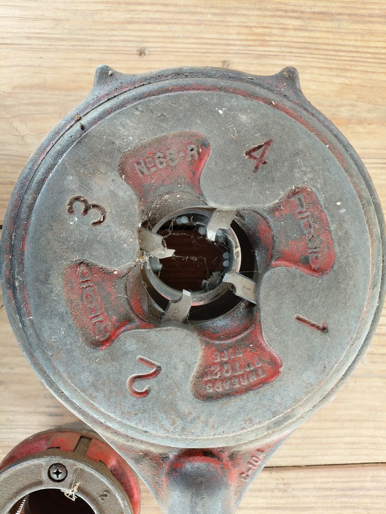 RIDGID NO 65R Rigid PIPE THREADER lot