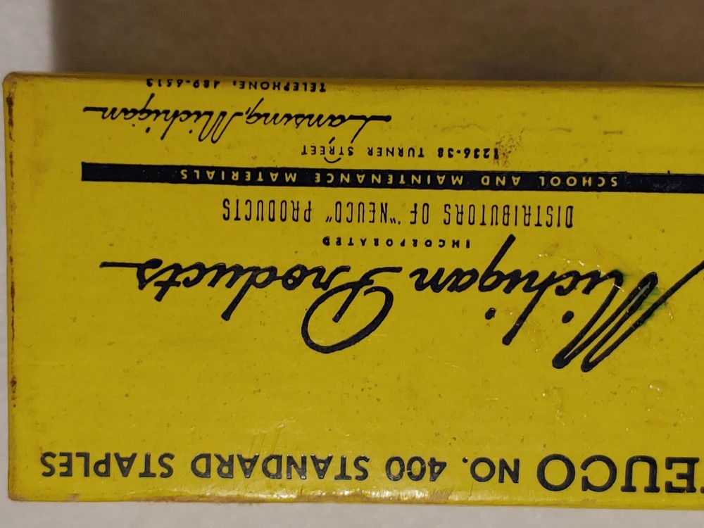 Vintage - NEUCO Staple Box - Empty box only as shown