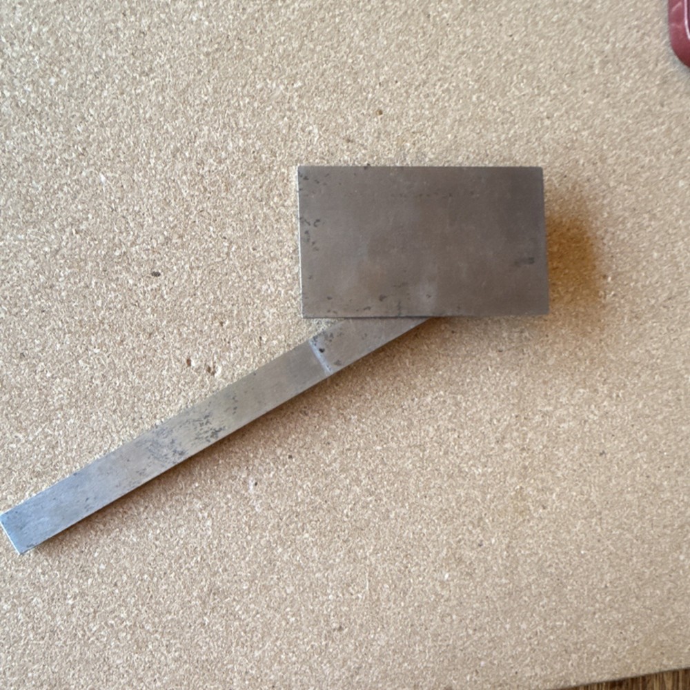 Starrett No. 183 Rectangular Head Protractor 0-180 Degree Measuring Range