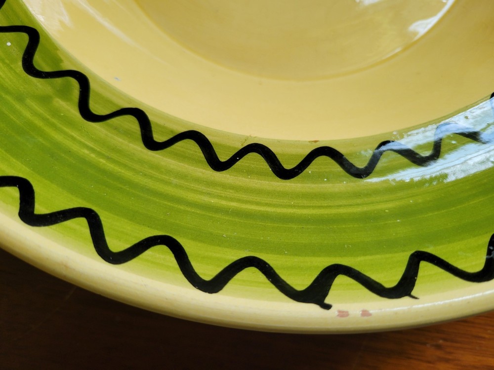 12" Ceramic Bowl From Italy