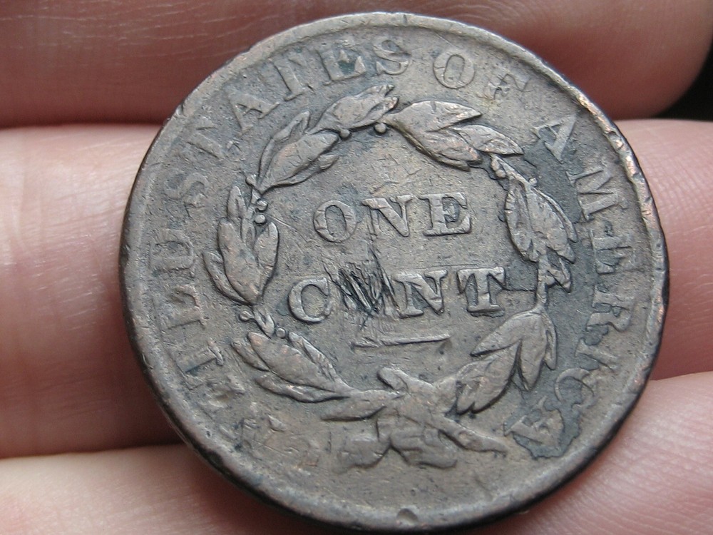 1832 Matron Head Large Cent- Large Letters, Fine/VF Details