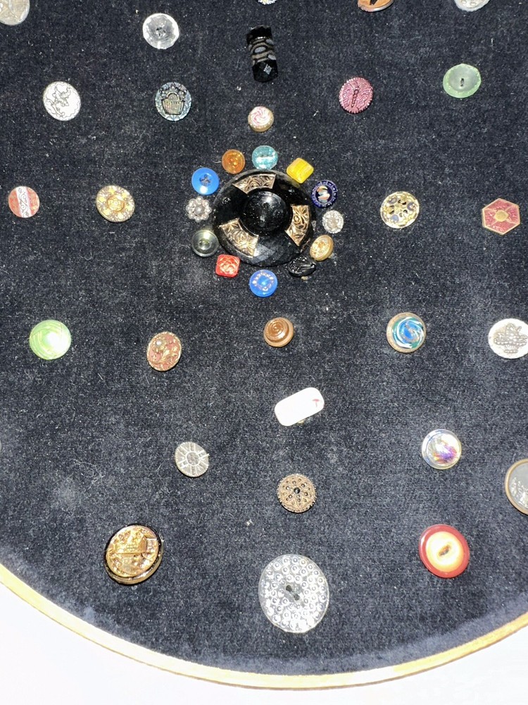 Antique Button Sampler