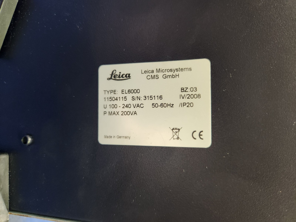 Leica EL6000 Microscope Light Source 11504115