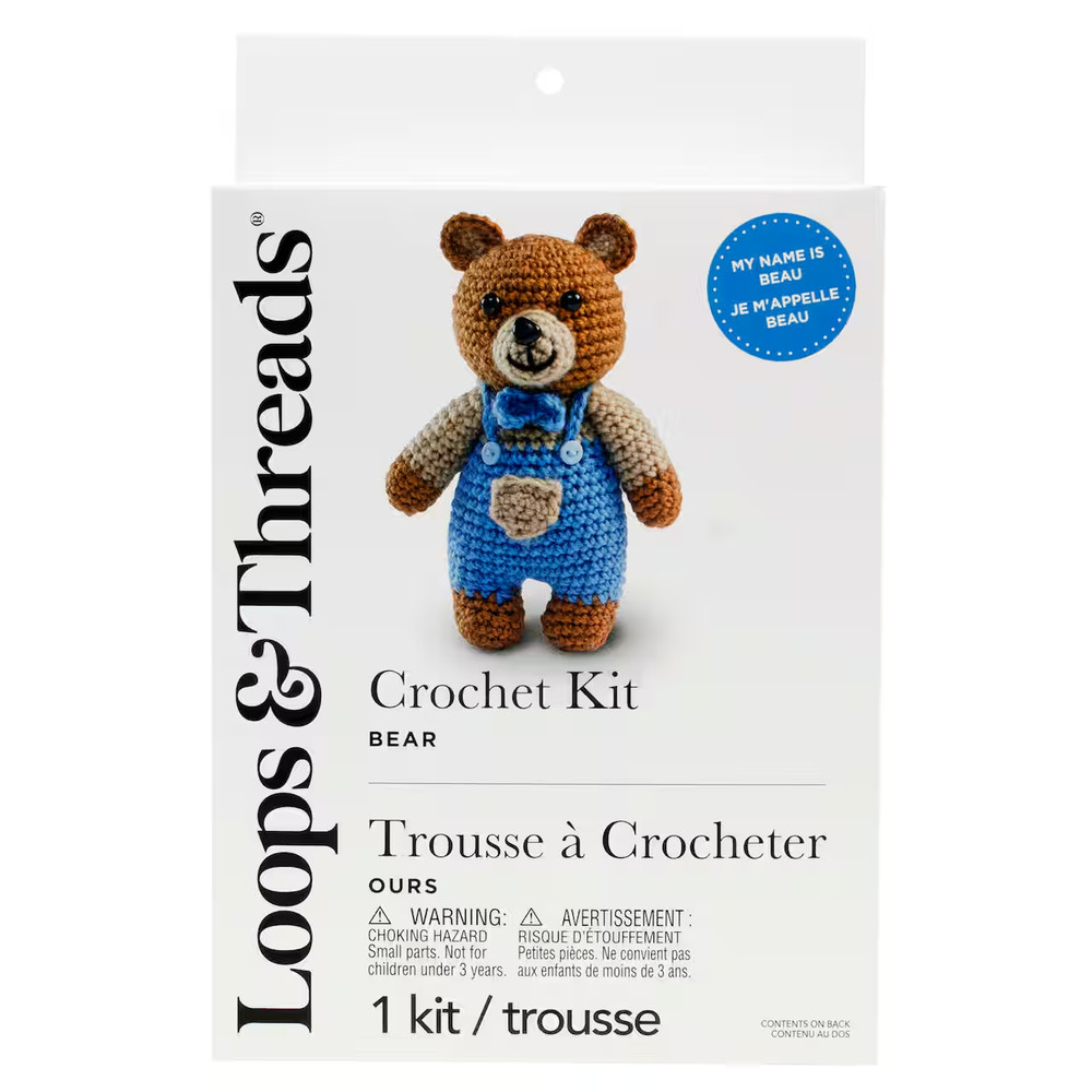 Loops & Threads Crochet Kit "Bear"