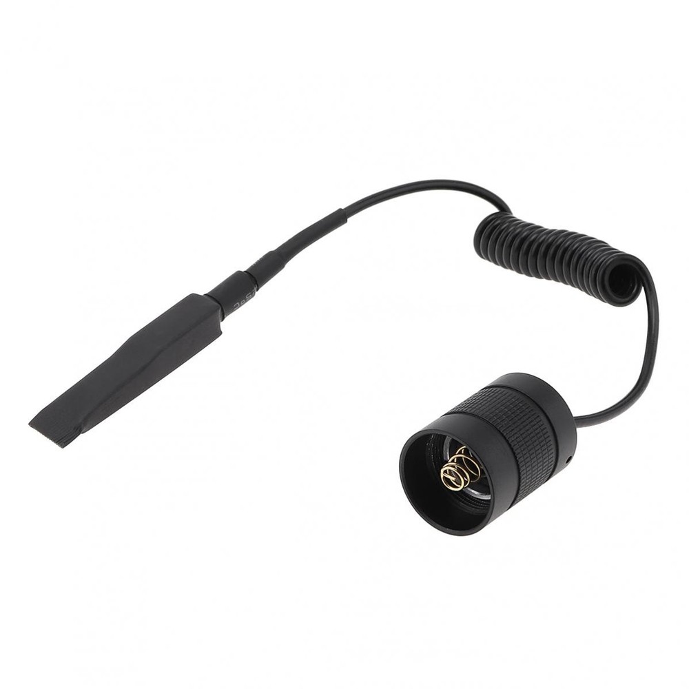 Remote Pressure Switch For C1 / G3 /6P / 9P LED Flashlight, Black Tail Switch