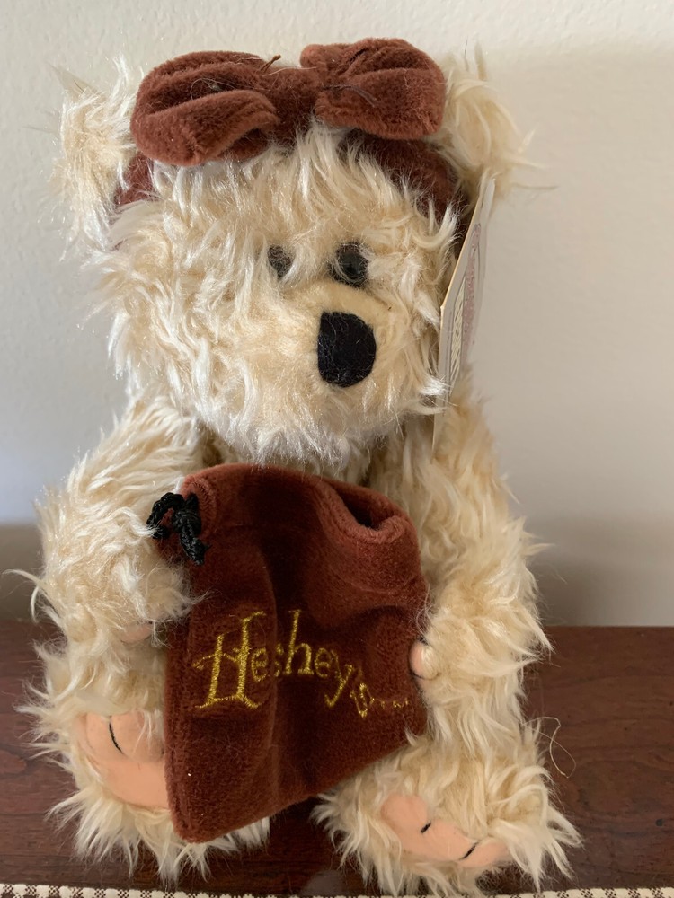 HERSHEYS PLUSH BEAR     8"     ORIGINAL TAG