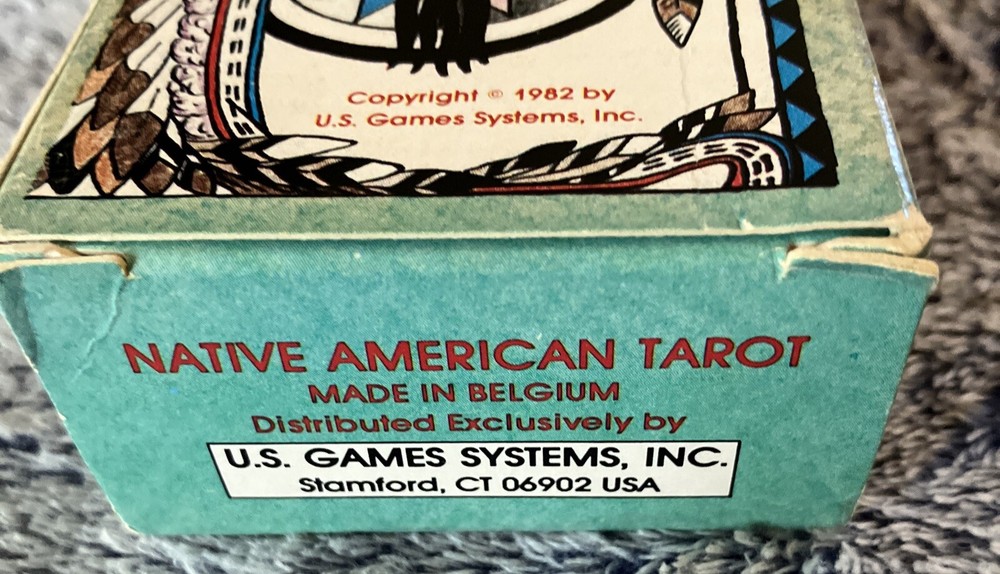 Complete Tarot Deck 1982 U.S. Games Systems Inc. Native American