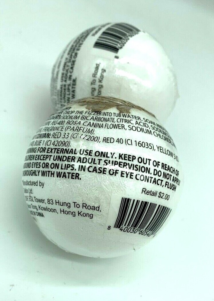 Two Bath Fizzer Bath Bombs 5.29 oz