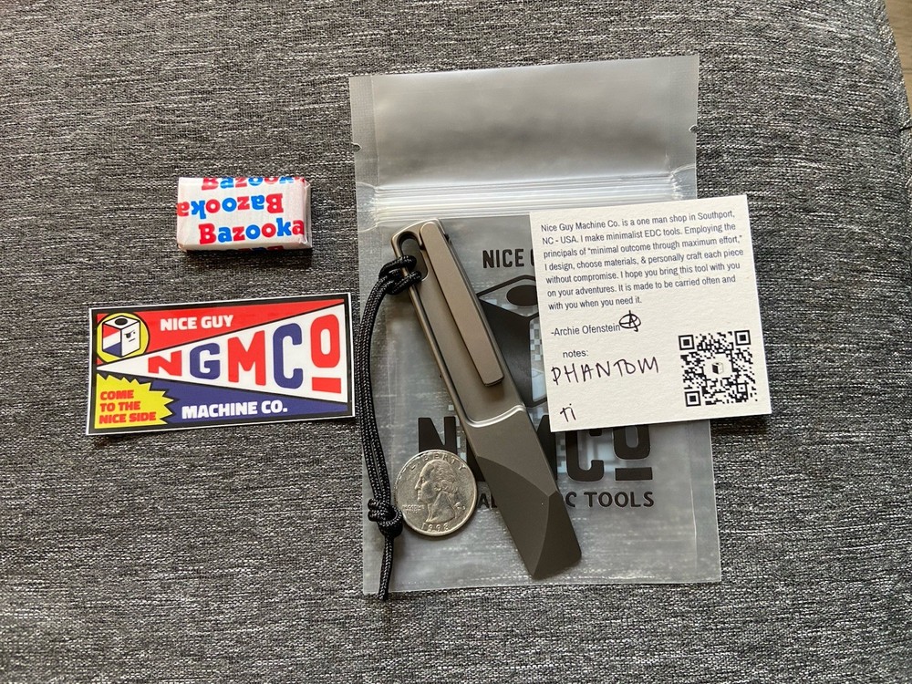 NEW! Nice Guy Machine Co. The Phanton Prybar