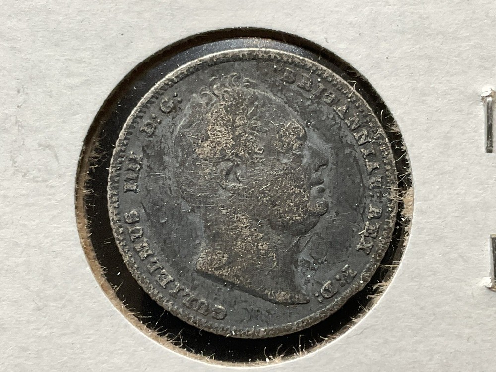 1834 Great Britain 6 Pence