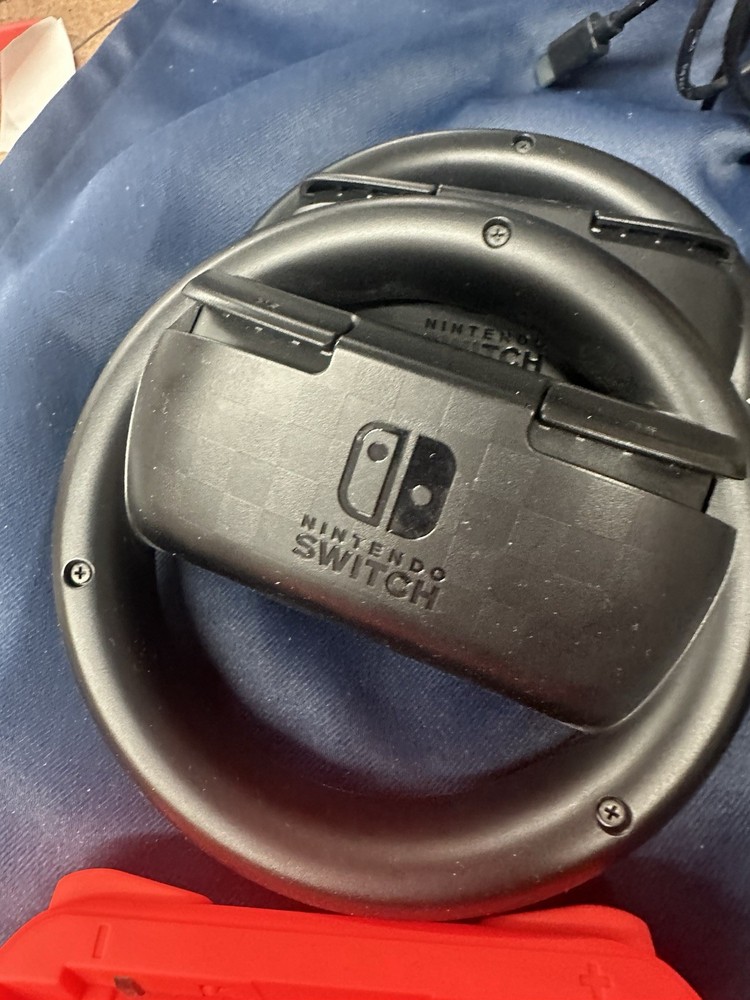 Nintendo Switch Accessories Bundle Case Joycons And Game Holders