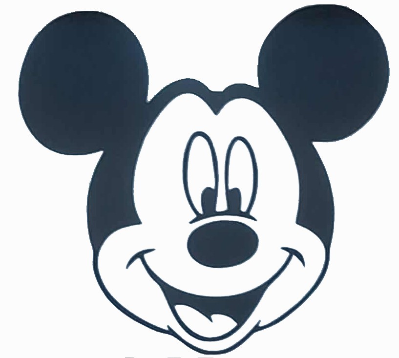 mickey mouse 5" car window/LAPTOP STICKER