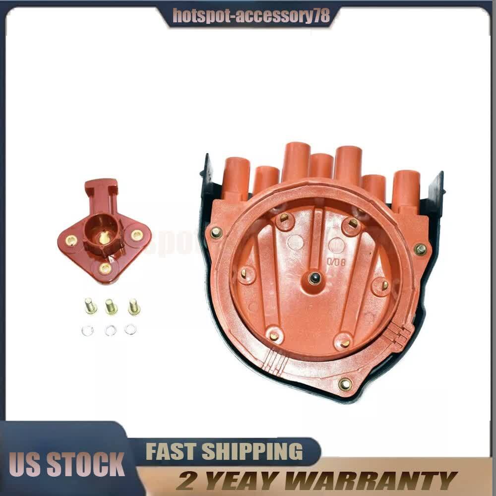 For BMW E23 E24 E28 E30 E31 E32 New Distributor Cap & Rotor 12111725070 US