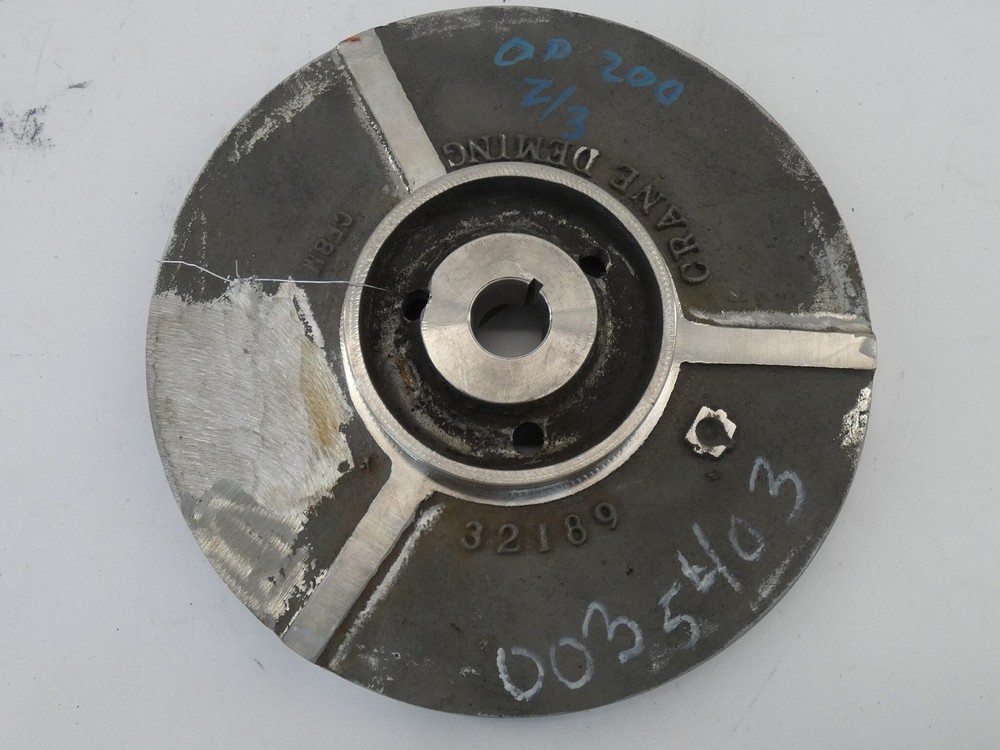 Crane Deming 32189 Impeller 1" Bore 9-5/8" Diameter CF8M
