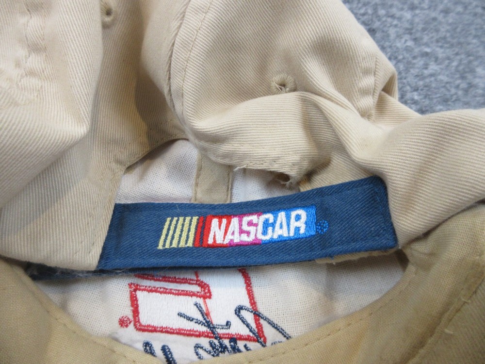 Rusty Wallace Hat Cap Strap Back Beige Nascar Racing Winners Circle