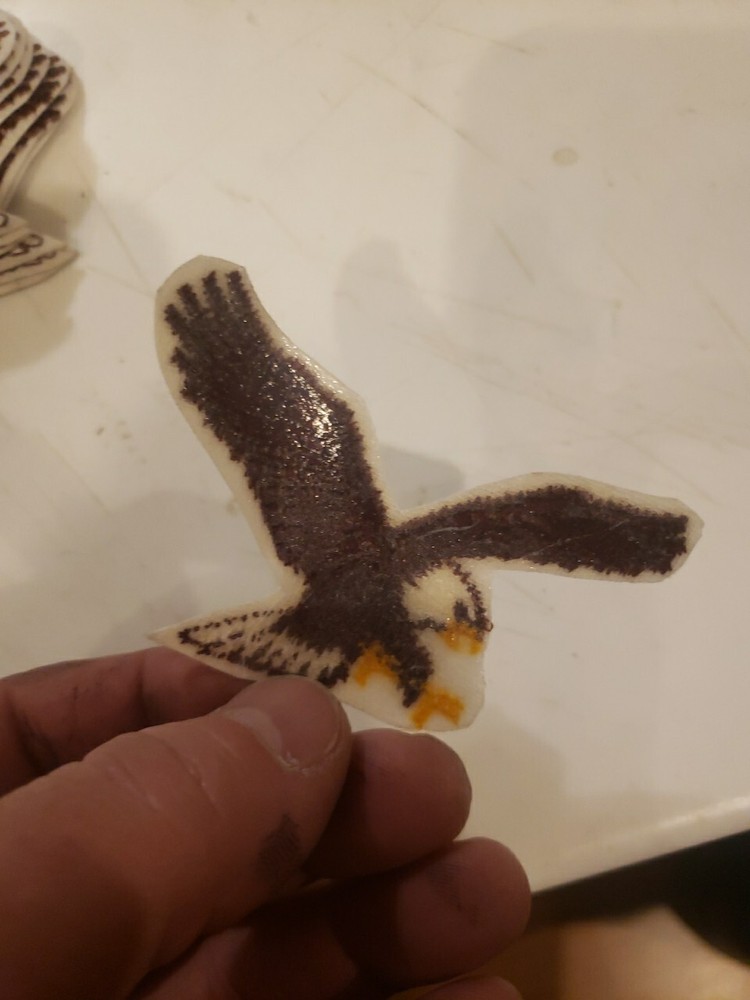 Vintage Sew-On/iron On Patch Bald Eagle, Motorcycle Jacket