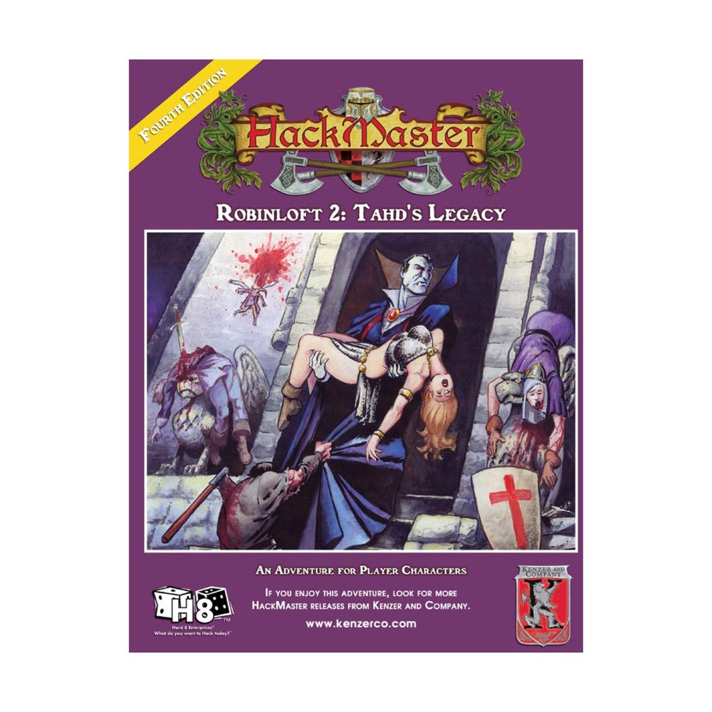 Kenzer HackMaster 4th Ed Robinloft 2 - Tahd's Legacy VG+