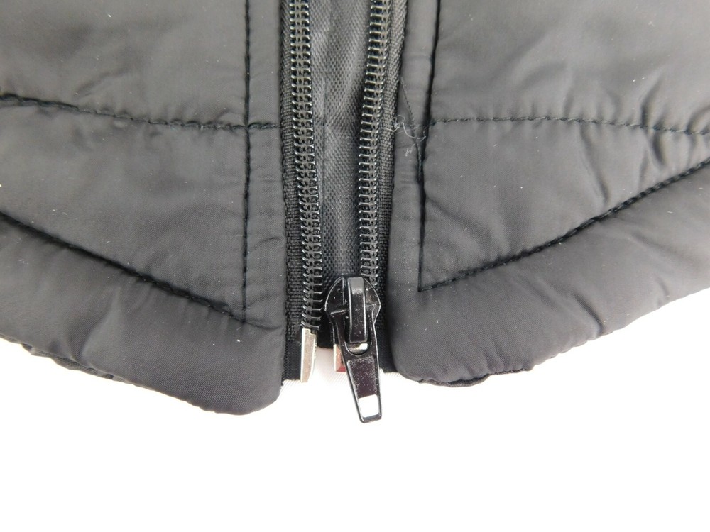 Dog Jacket Black Small Pink Loop Leash Attachment