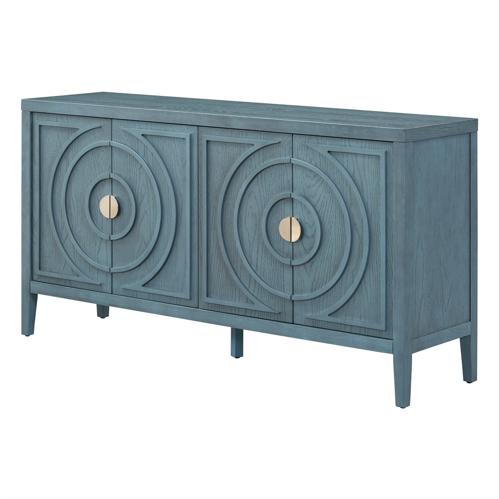 Sideboard Kitchen Buffet Storage Cabinet with 2 Door and Adjustable Shelves
