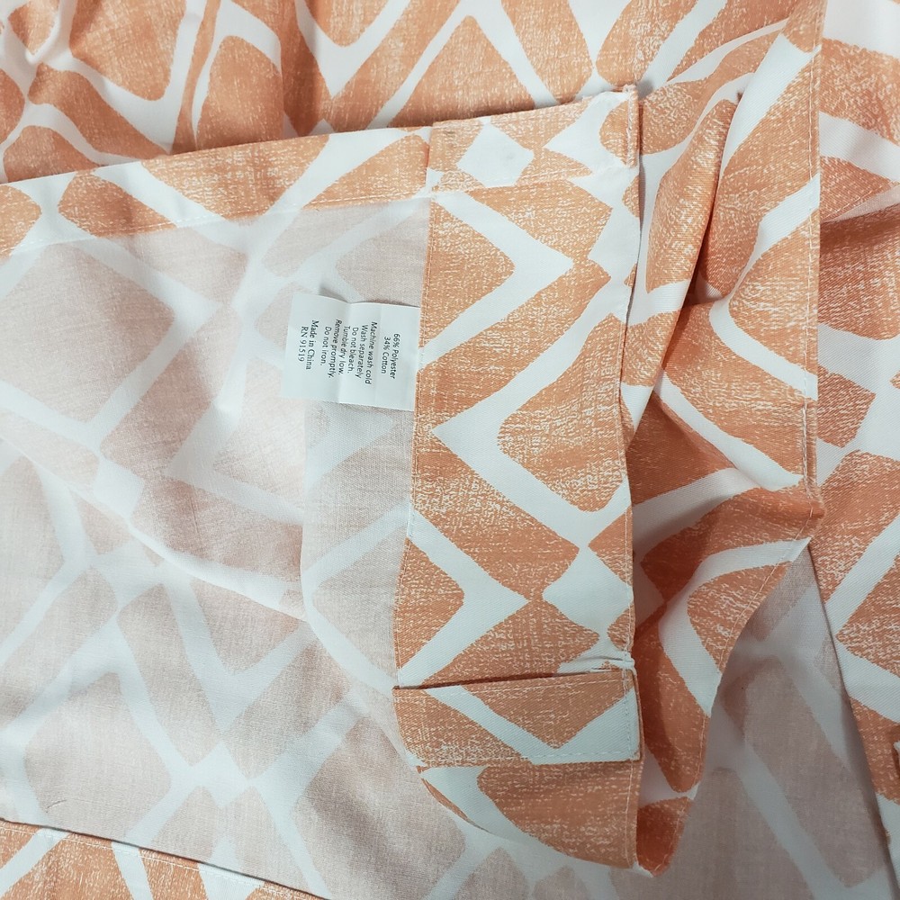 Home Essence Natalie Window Panel, Orange**STAINED**