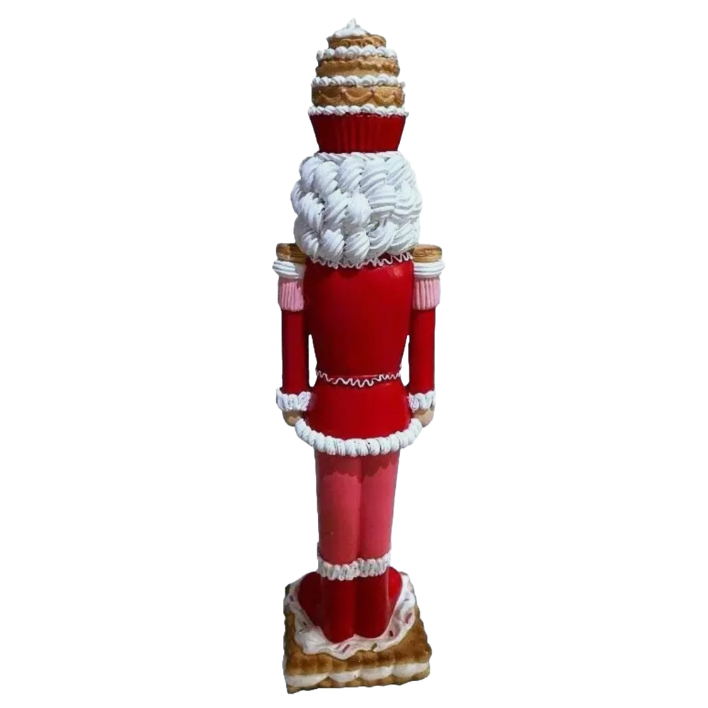 Christmas Pink Red NUTCRACKER 18" Colonel CUPCAKE Cookie Icing Decor NEW