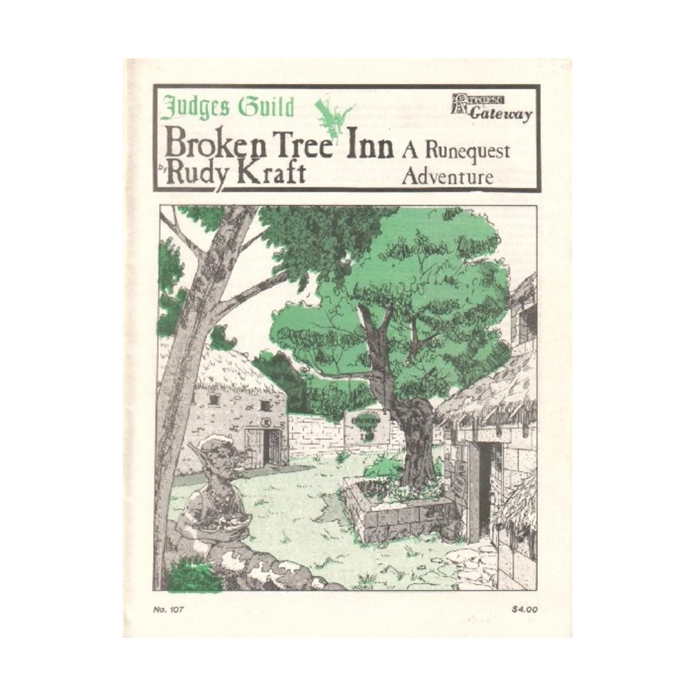 Judges Guild RuneQuest Broken Tree Inn (1st) VG+