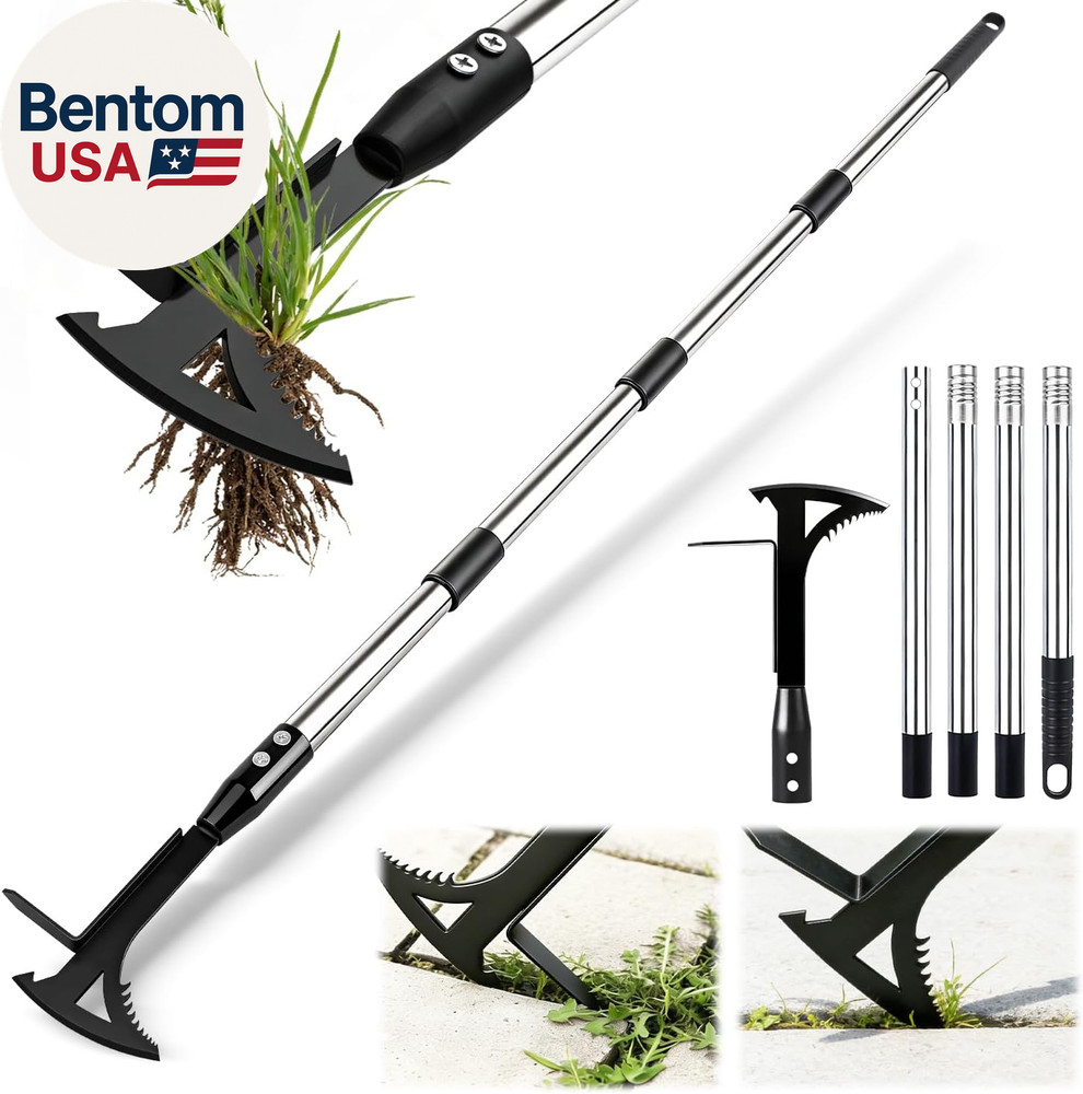 Manganese Steel Crack Weeder Tool,Multi-Functional Weed Puller Tool,Heavy Duty C
