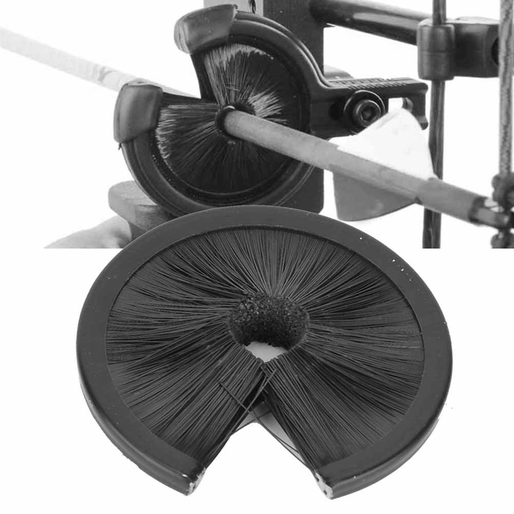 1 X Archery Replacement Brush Compound Bow Rest Securely Left Hand Black KGQT