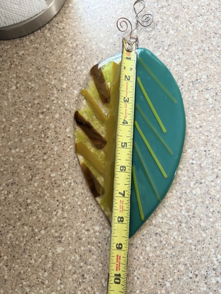 Handmade Suncatcher Leaf Design Wire Hanger