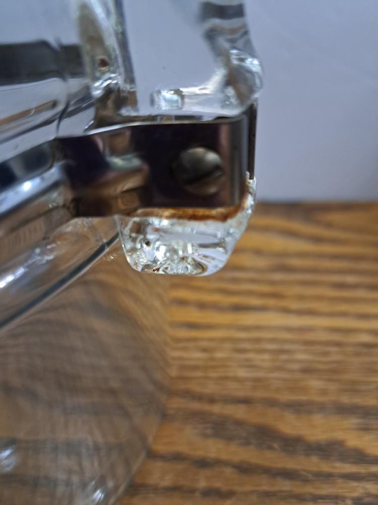 VINTAGE PYREX CLEAR GLASS PERCULATOR POT