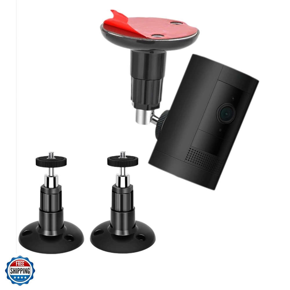 2 Pack Adjustable Security Wall Mount for Ring Camera&Stick Up Cam Battery,In...