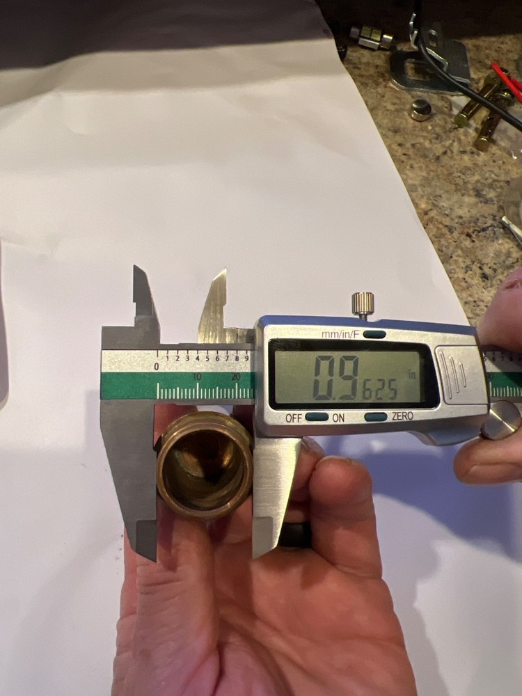 Copper Soldering Iron Tip Threaded 1 1/8" #3