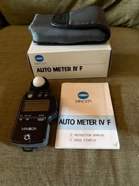 MINOLTA AUTO METER IV F Digital Exposure Light Meter