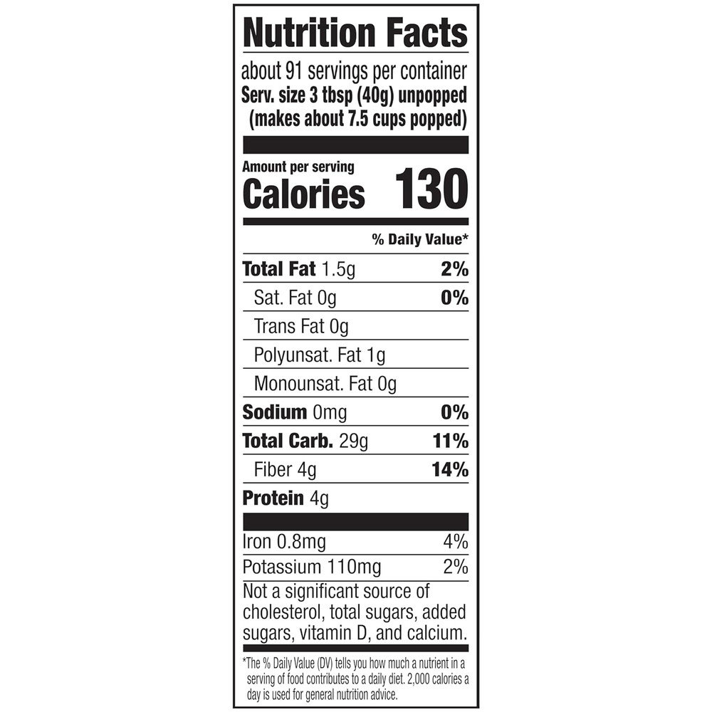 Original Gourmet Popping Corn Kernels, 8 Lb.
