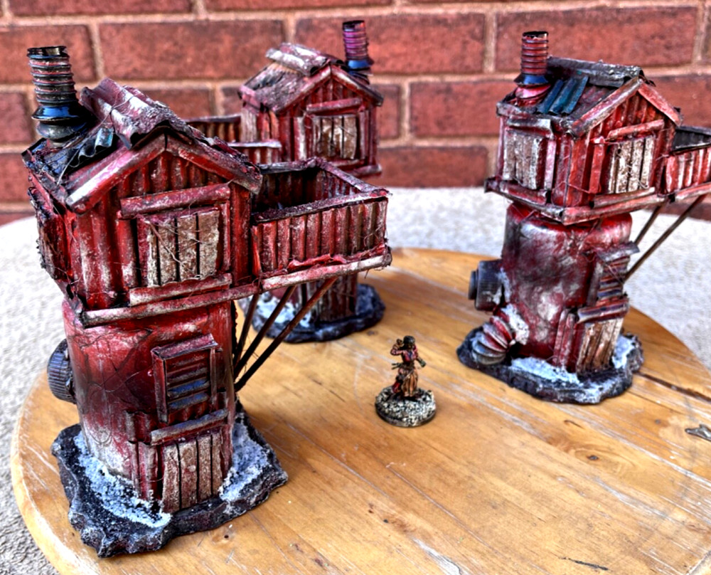 Sci-Fi Terrain pieces .22 – Tabletop Gaming scratch built.