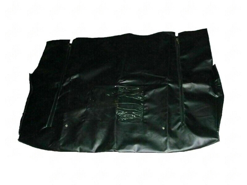 New Replacement Soft Top For Suzuki Samurai SJ413 SJ410 Black Denim Clear Window