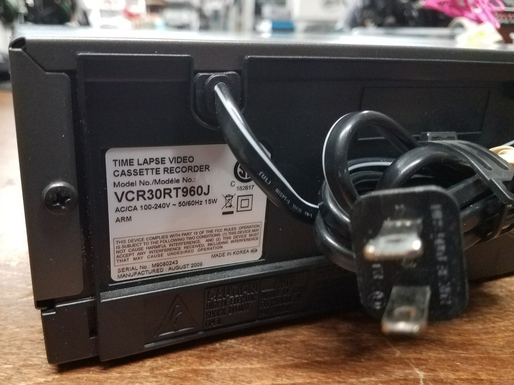 ARM Electronics 30 Hour Real Time 960 Hour Time Lapse Recorder VCR Security