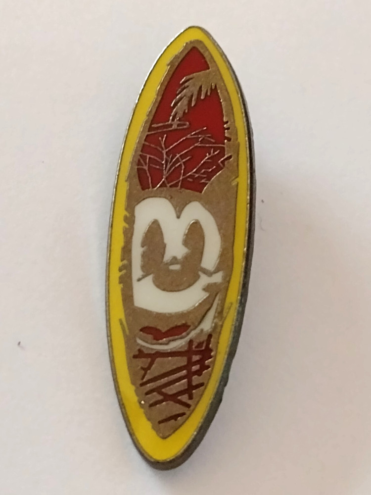 Mickey Mouse Disney Surfboard Collection Lapel Pin