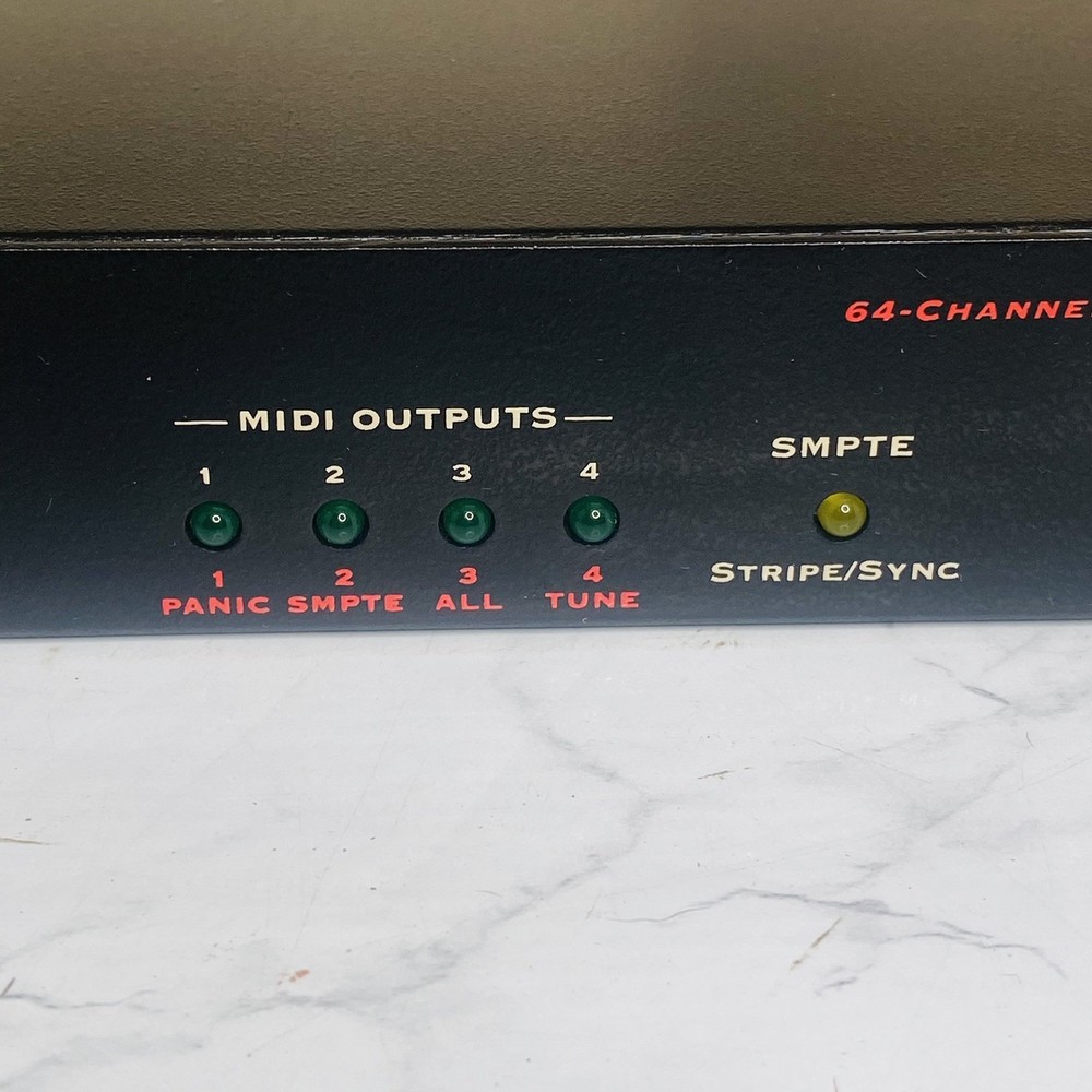 OPCODE STUDIO 64X 64-Channel Midi Interface Patchbay No Power Supply W/ Box