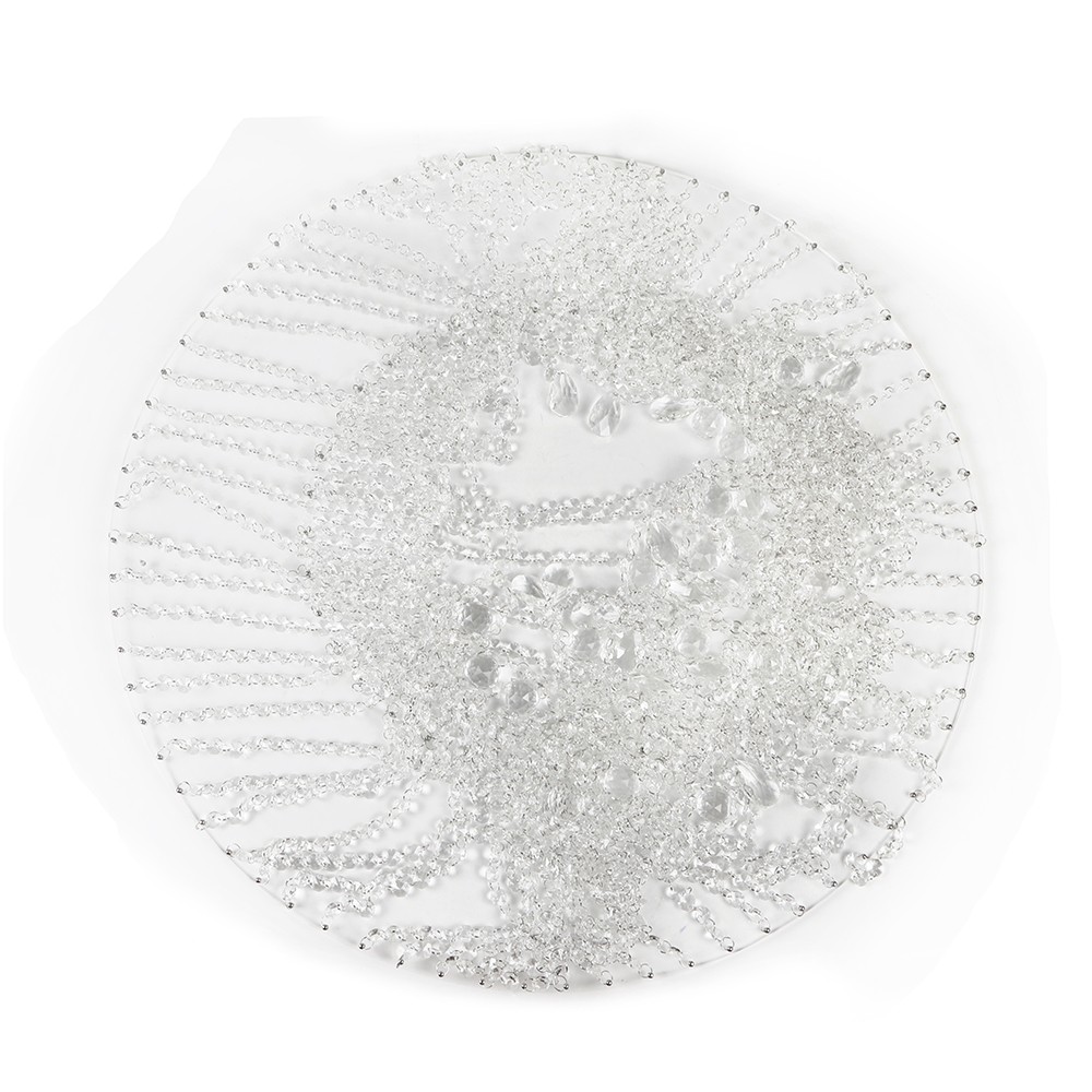 Wedding Cake Stand 80cm Crystal Bead Regular Impact-resistant, Rust-resistant
