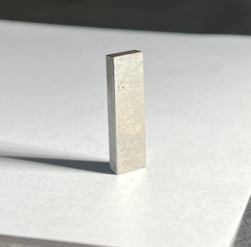 .134 Starrett-Webber Gage Block Used