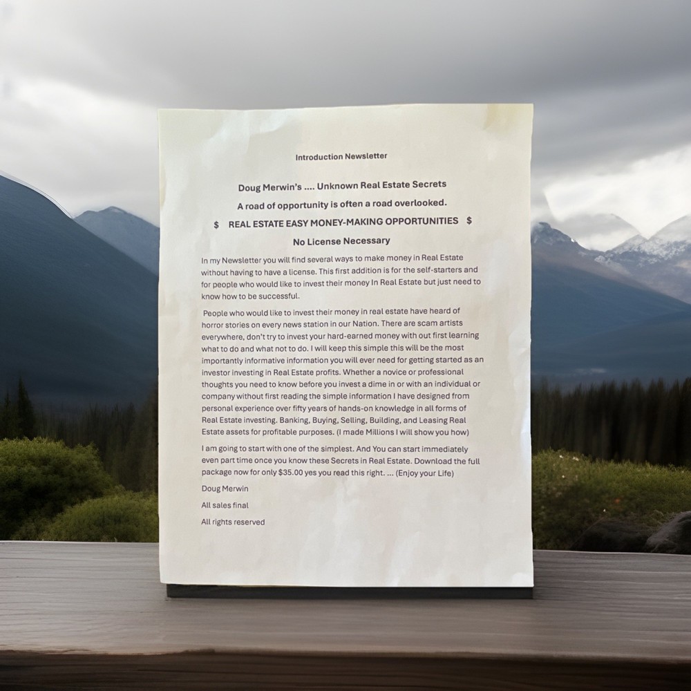 Doug Merwin’s … Unknown Real Estate Secrets