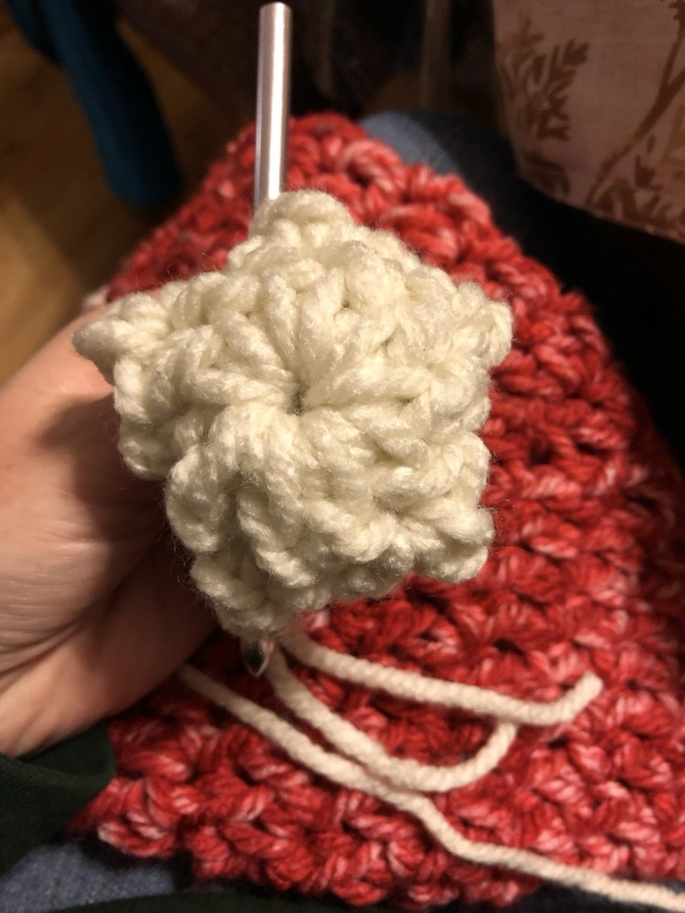 Handmade Crocheted Santa Hats