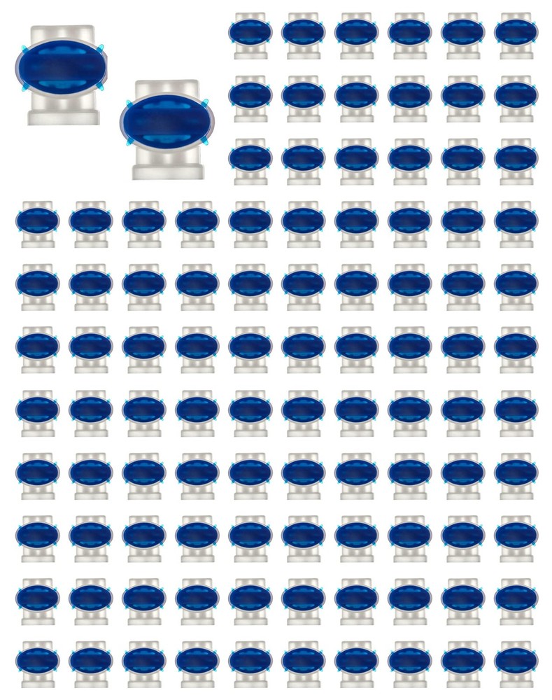 QWORK 100 Pack 3 Wire Connectors Electrical IDC 314-BOX 314-BOX, 100