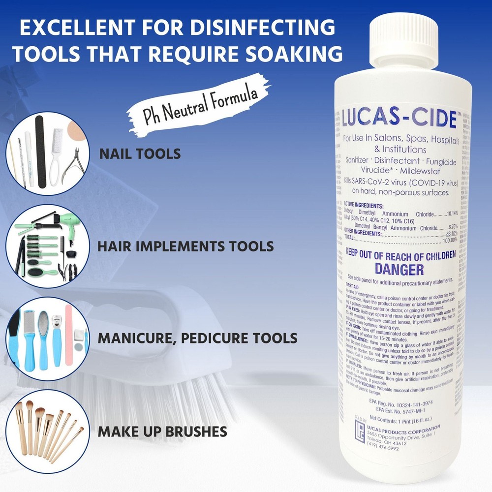 LUCAS-CIDE Disinfectant Multipurpose Surface Sanitizer,...